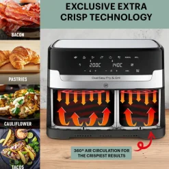 Obh Nordica Dual Easy Fry & Grill