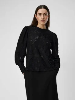 Object pusero Objfeodora L/S Black