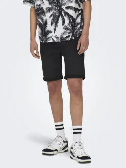 Only & Sons farkkushortsit Onsply Blk Jog