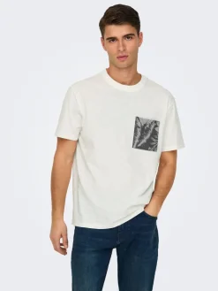 Only & Sons t-paita Onsperry Life Reg Leaf