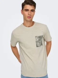 Only & Sons t-paita Onsperry Life Reg Leaf