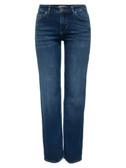 Only farkut Onlblush Dark Blue Mid waist