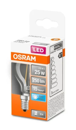 Osram LED pienkupulamppu 250lm 4000K E14