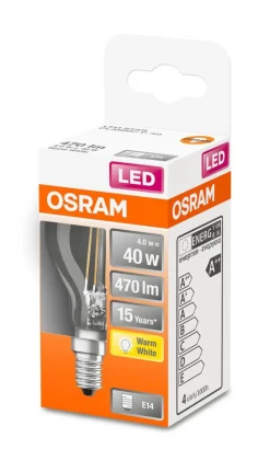 Osram LED pienkupulamppu 470lm 2700K E14