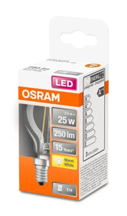 Osram LED pienkupulamppu 250lm 2700K E14