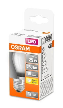 Osram LED pienkupulamppu 250lm 2700K E27