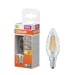 Osram LED Star Classic BW 40 Filament 3.4W 827 Clear E14