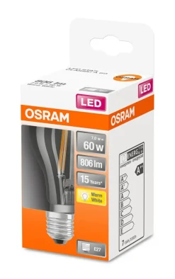Osram LED vakiolamppu 806lm 2700K E27
