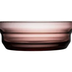 Pentik Arkki lasikulho viininpunainen 26x10 cm