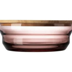 Pentik Arkki lasikulho viininpunainen 26x10 cm