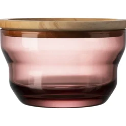 Pentik Arkki lasikulho viininpunainen 16x10 cm