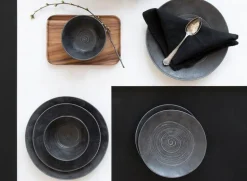 Pentik Kivi lautanen syvä tummanharmaa 20 cm 0,95 L