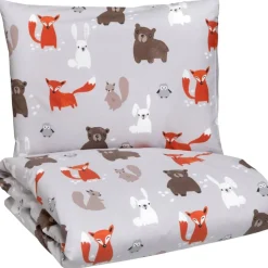 Pentik Metsänväki pussilakanasetti multi 120x160 cm + 40x60