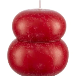 Pentik Pistaasi pöytäkynttilä punainen 9x9 cm