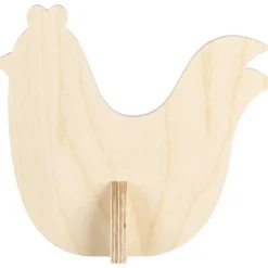 Pentik puukoriste Lupu 18 cm luonnollinen puu