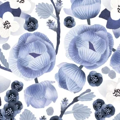 Pentik servietti 33 cm Lapin Kukka sininen