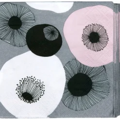 Pentik servietti 33 cm Pastelli harmaa