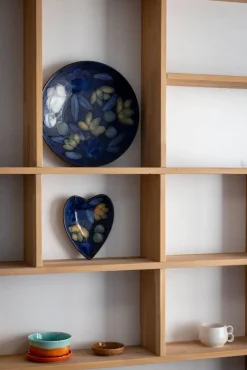 Pentik sydänmalja Studio 18x22 cm Carlson 165 v. sininen