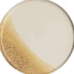 Pentik Tuntu lautanen 25 cm l.valkoinen/v.ruskea