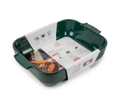 Peugeot keraaminen Appolia-vuoka suorakaide 32 cm metsän vih