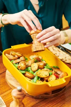 Peugeot keraaminen Appolia-vuoka suorakaide 32 cm sahramin k