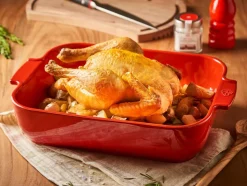 Peugeot vuoka Appolia suorakaide 36 cm punainen