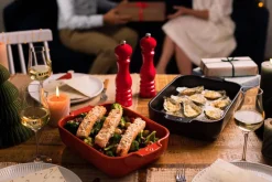 Peugeot vuoka Appolia suorakaide 36 cm punainen