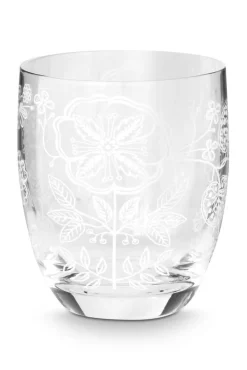 Pip Studio juomalasi Flower White 280 ml 2 kpl