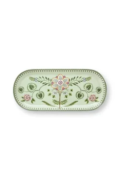 Pip Studio kakkutarjotin Lily&Lotus 33,3x15,5 cm Light Green