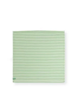 Pip Studio keittiöpyyhe Stripes 65x65 cm 2 kpl Light Green