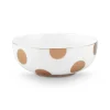 Pip Studio kulho Dot Delight 2 kpl White-Gold 15cm