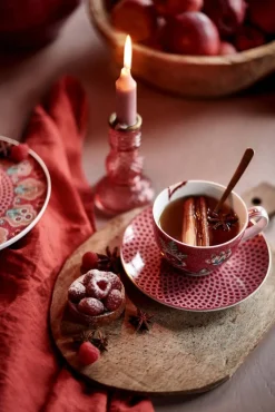 Pip Studio kuppi & aluslautanen Flower Festival 280 ml 2 kpl