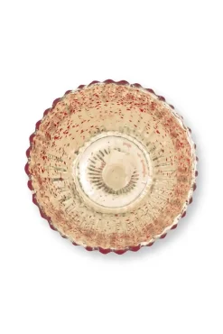 Pip Studio kynttilälyhty Glass 10x10,5 cm 3 kpl Red 3 kpl