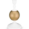 Pip Studio kynttilänjalka Metal Sphere 24 cm White-Gold