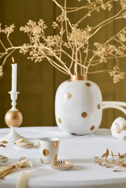 Pip Studio kynttilänjalka Metal Sphere 24 cm White-Gold