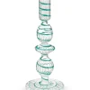 Pip Studio kynttilänjalka Swirl Light Blue S 20 cm