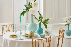 Pip Studio kynttilänjalka Swirl Light Blue M 22 cm