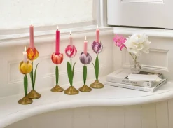 Pip Studio kynttilänjalkasetti Metal Pink