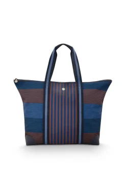 Pip Studio laukku Tilda Large Stripe Blue 66x20x44 cm