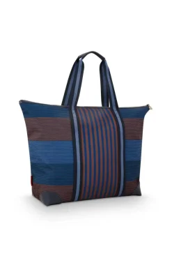 Pip Studio laukku Tilda Large Stripe Blue 66x20x44 cm