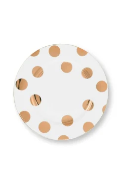 Pip Studio lautanen Dot Delight  23 cm 2 kpl White-Gold