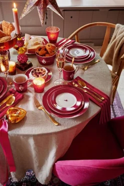 Pip Studio lautanen Love Birds Dark 17 cm Red