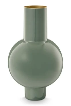 Pip Studio maljakko Metal 24x40 cm Mid Green