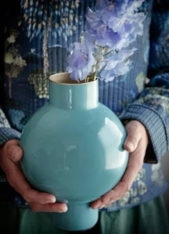 Pip Studio maljakko Metal 18x24 cm Sea Green