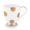 Pip Studio muki Dot Delight 2 kpl White-Gold