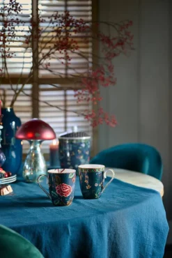 Pip Studio muki Flower Blues 350 ml Blue