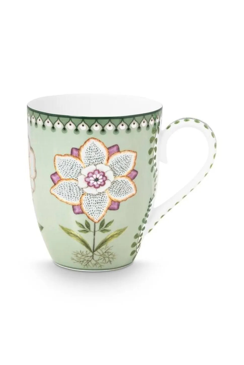Pip Studio muki Lily&Lotus 350 ml Light Green