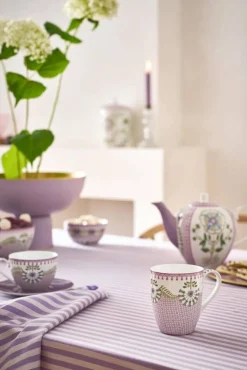 Pip Studio muki Lily&Lotus Tiles 350 ml Lilac