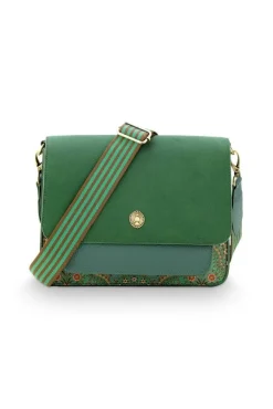 Pip Studio olkalaukku Fenna Medium Jabali Green 25x7x20 cm