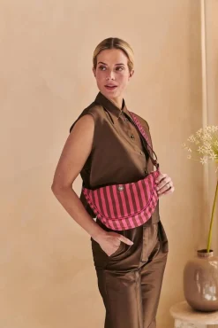 Pip Studio olkalaukku Freya Half Moon Cross Body Bag Stripe